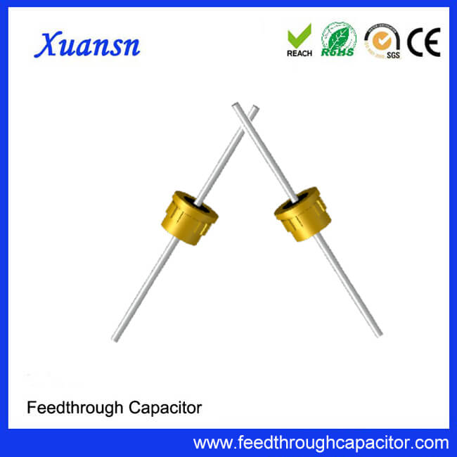 Feed Through Capacitor Glass 100V 100pF Manufacturer
